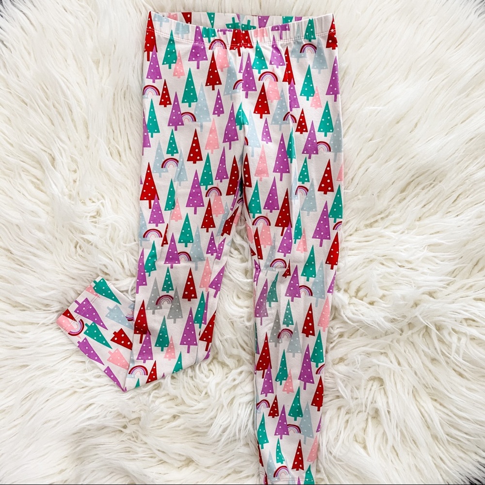 Girls Cat & Jack Christmas Tree Leggings